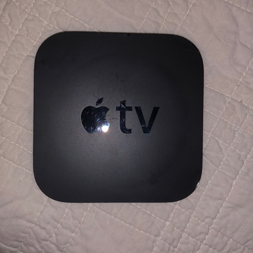 Apple TV with remote
